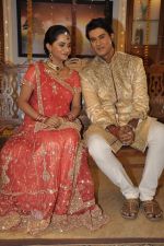 Aastha Chaudhary, Tabrez Khan at Sahara_s Niyati TV serial - Engagement ceremony shoot in Goregaon on 19th May 2013 (10).JPG